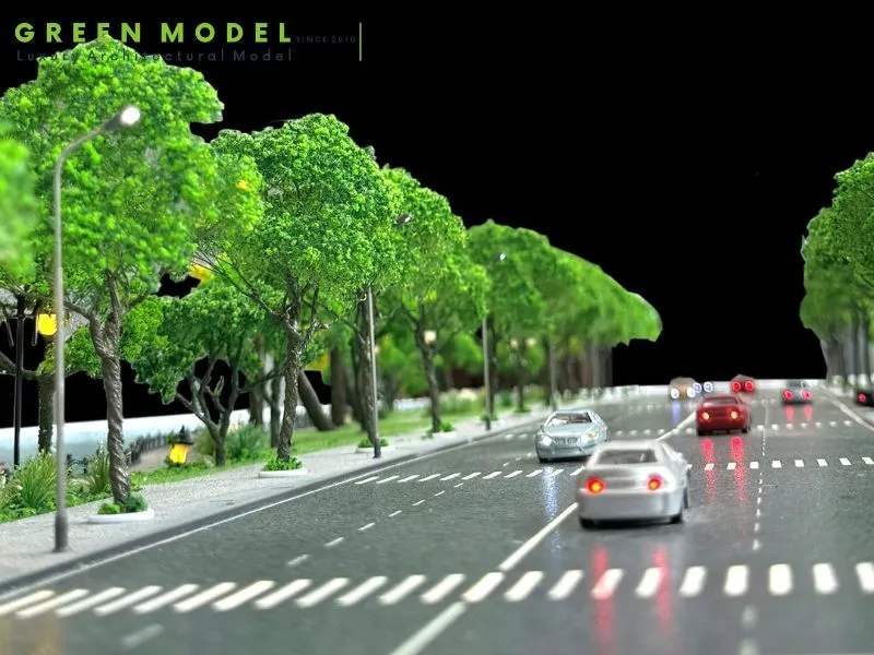 Mô hình xe tàu dùng bộ điều khiển kỹ thuật số, tăng độ chính xác và linh hoạt