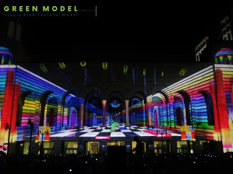 Công nghệ 3D Mapping kết hợp phần mềm và thiết bị trình chiếu để tạo hiệu ứng hình ảnh độc đáo