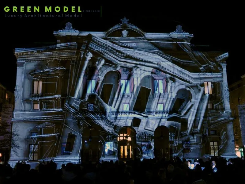 3D Mapping tạo hiệu ứng ánh sáng và hình ảnh ấn tượng cho sự kiện giải trí