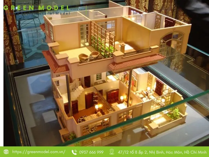 Sa bàn mô hình nội thất sẽ chú trọng vào các chi tiết nhỏ 