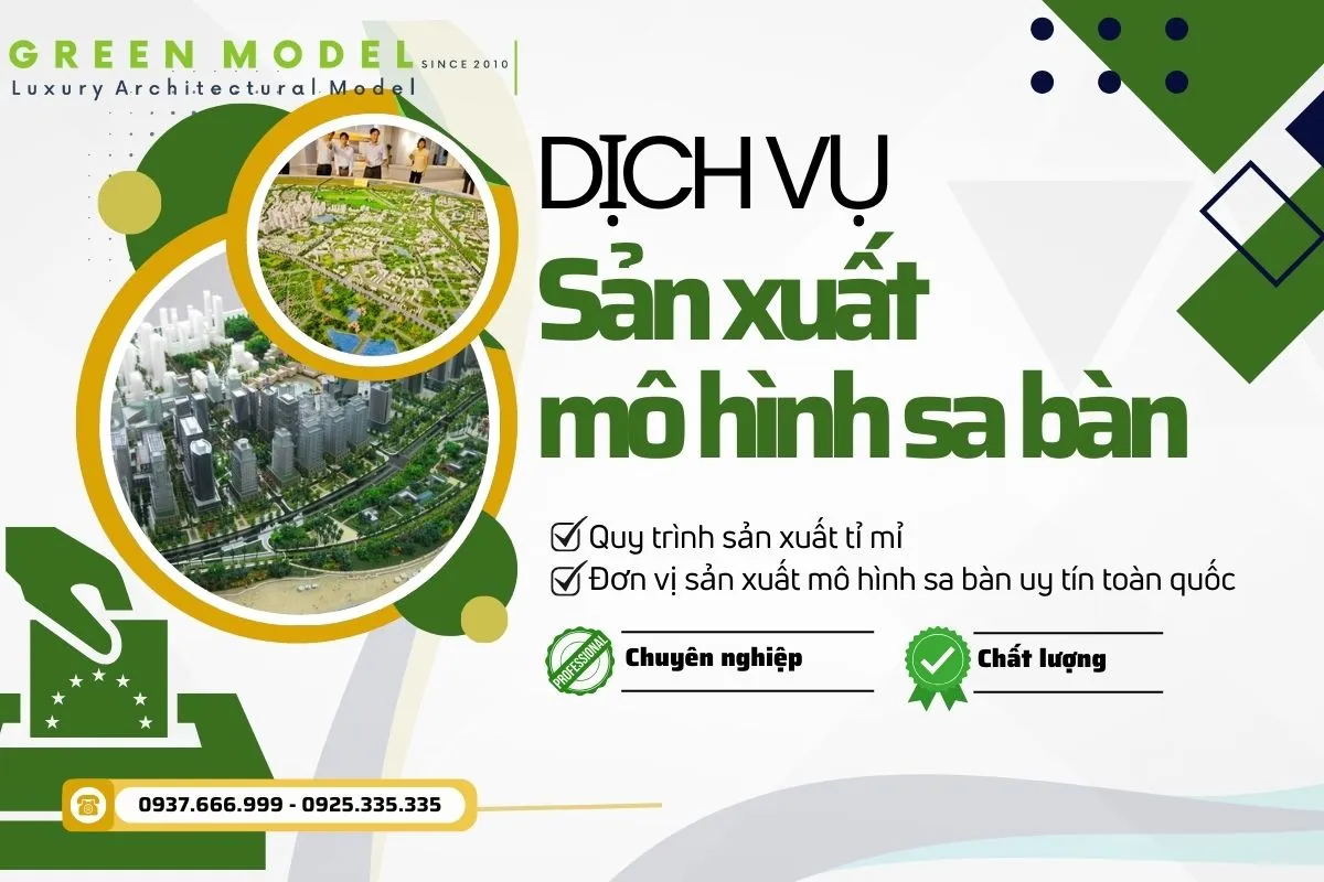 Sản Xuất Mô Hình Sản xuất mô hình sa bàn